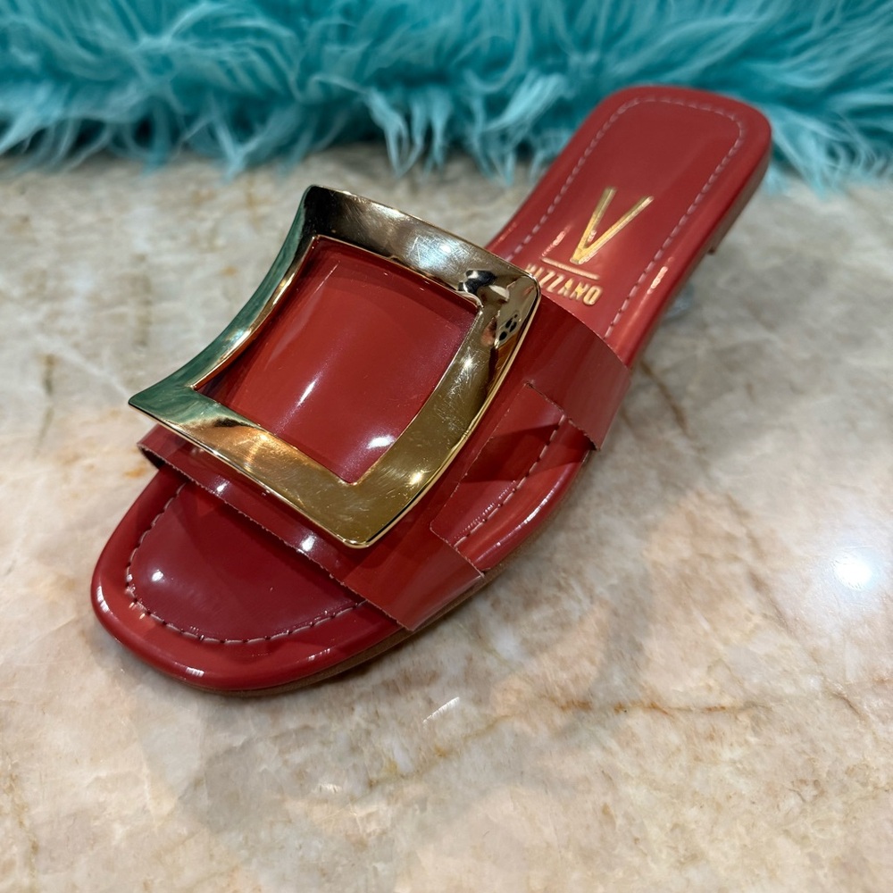 Vizzano Women’s Brazilian Leather Sandals. New with Box. Color Blush